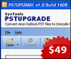 PST Upgrade tool to convert ANSI PST to Unicode PST