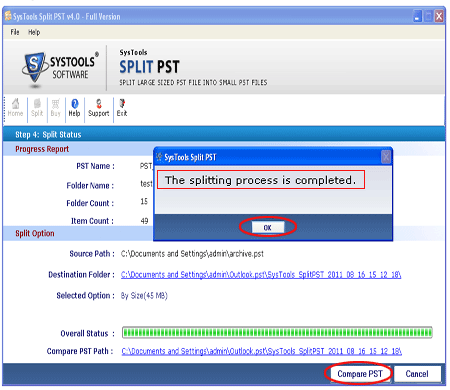 Personal Folders File PST Outlook 2007 4.0